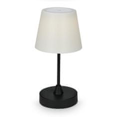 BRILONER BRILONER LED venkovní stolní lampa s dotykovým vypínačem, pr.30 cm, LED modul, 3 W, 340 Lm, černá IP44 BRILO 7032-415