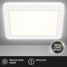 BRILONER BRILONER Slim svítidlo LED panel, 19 cm, 1400 lm, 12 W, bílé BRILO 7153-416