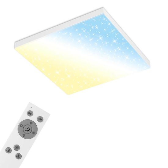 BRILONER BRILONER Hvězdné nebe CCT svítidlo LED panel, 45cm, 24 W, 2500 lm, bílé BRILO 7382-016