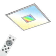 BRILONER BRILONER CCT svítidlo LED panel, RGB centrální světlo, 44,5 cm, 24 W, 2400 lm, stříbrná BRILO 7397-014