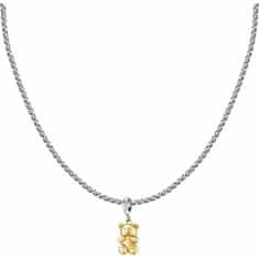 Morellato Ocelový bicolor náhrdelník s medvídkem Drops SCZ1326