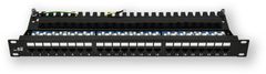 LAN-TEC PP-120 24P/C5E - 19" patch panel 1U, 24 portů C5E