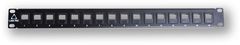 LAN-TEC PP-104 16 empty - černá - 19" patch panel 1U, pro 16 KJ