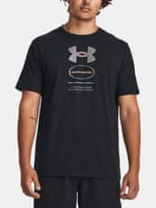 Under Armour Tričko UA M Branded GEL Stack SS-BLK S