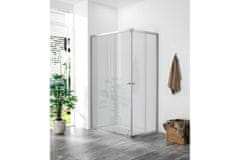 WellMall POINT 120x80 Clear Obdélníková sprchová zástěna