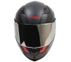 XRC Helma na motorku matt black/red vel. XL