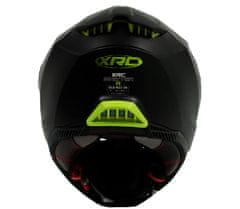 XRC Helma na moto black/yellow fluo vel. S