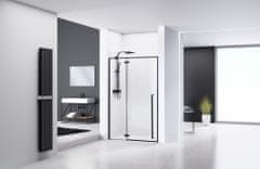 REA Sprchové dveře FARGO 100 - černé matné
