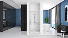 BPS-koupelny Jednokřídlé sprchové dveře REA RAPID SWING pro instalaci do niky 100 cm, chrom