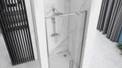 BPS-koupelny Jednokřídlé sprchové dveře REA RAPID SWING pro instalaci do niky 90 cm, chrom