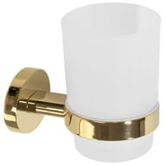 BPS-koupelny Držák kartáčků REA 322185 bílý/zlatý