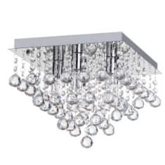 BPS-koupelny Stropní křišťálová lampa Plafon APP515-4C Cristal