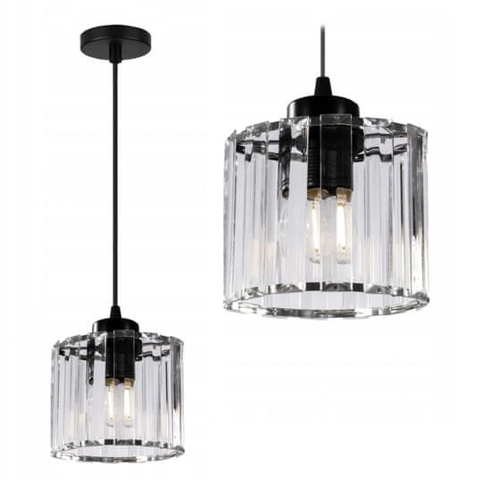 Toolight ELEGANCKA LAMPA SUFITOWA APP210-3CPR KRYSZTAŁ SREBRNA