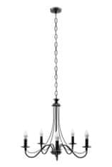 Toolight ELEGANCKA LAMPA SUFITOWA APP210-3CPR KRYSZTAŁ SREBRNA