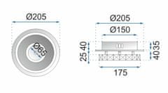 BPS-koupelny Křišťálová stropní lampa Plafond Glamour - 3000K - teplá bílá - 8W APP407-C APP408-C