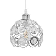 Toolight ELEGANTNÍ STROPNÍ SVĚTLO APP207 CRYSTAL LOFT SILVER