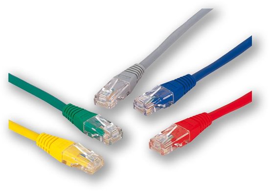 LAN-TEC PC-201 C5E UTP/1M - červená - propojovací (patch) kabel