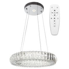 Toolight Stropní svítidlo Crystal LED APP1040-CP + dálkové ovládání