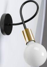 Toolight Kovová nástěnná lampa Loft PARADISE APP516-1W Gold