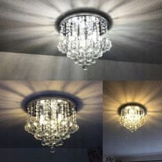 BPS-koupelny Křišťálová stropní lampa Plafon Glamour 392179