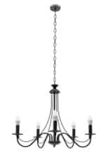 Toolight ELEGANCKA LAMPA SUFITOWA APP210-3CPR KRYSZTAŁ SREBRNA