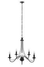 Toolight ELEGANCKA LAMPA SUFITOWA APP210-3CPR KRYSZTAŁ SREBRNA