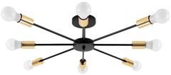 BPS-koupelny Lampa Spider 8 APP 502-8C Černá