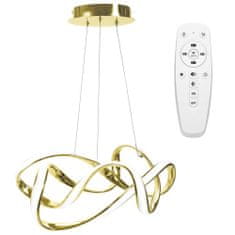 Toolight Moderní stropní svítidlo LED + PILOT EVE APP821-CP Gold