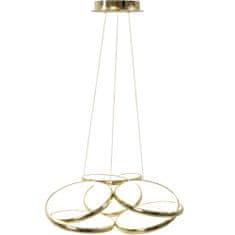 Toolight Moderní stropní svítidlo LED + PILOT APP794-CP Flat Gold