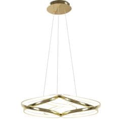 Toolight Moderní stropní svítidlo LED + PILOT APP794-CP Flat Gold