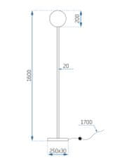 Toolight Lampa Kinkiet Ścienny Loft Złoty 392229