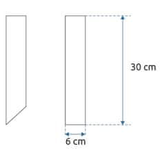 BPS-koupelny Moderní stropní svítidlo 30 CM APP572-1C Černá