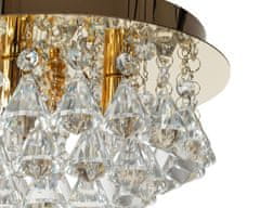 Toolight CRISTAL PLAFONOVÁ LAMPA APP1038-3CP Zlatá