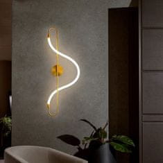 BPS-koupelny Moderní nástěnné LED osvětlení Lamp APP858-W Long Gold