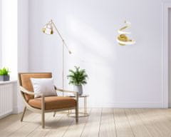 BPS-koupelny Moderní nástěnná lampa Spirála Wall LED APP1053-W Zlatá