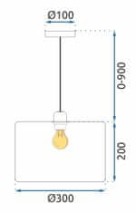 BPS-koupelny Závěsné svítidlo APP1015-1CP