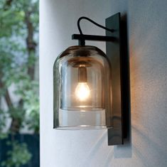 BPS-koupelny Moderní nástěnná lampa APP1207-1W Black