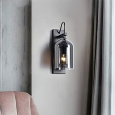 BPS-koupelny Moderní nástěnná lampa APP1207-1W Black