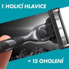 Mach3 Charcoal Holicí strojek pro muže + 5 ks náhradní hlavice