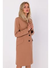 Made of Emotion Dámský kabát crombie coat Maduna camel S