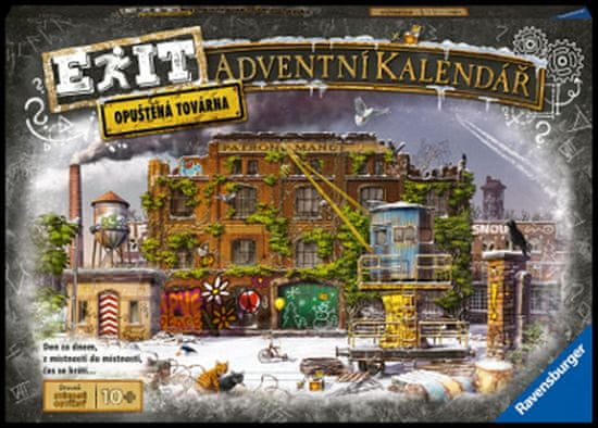 Ravensburger EXIT Adventní kalendář Továrna CZ