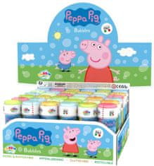 Bublifuk 60ml Peppa Pig/Prasátko Peppa 11,5cm