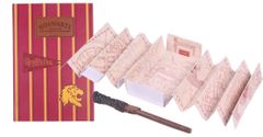 CurePink Dárkový set Harry Potter: Erb Bradavic - Hogwarts A5 blok - propiska - mapa (25 x 23 x 3 cm)