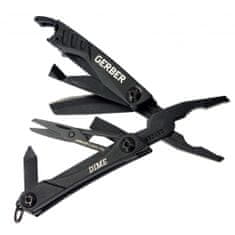 Gerber 31-003610 Dime MultiTool Black multifunkční nástroj - kleště, ocel, černá, 12 funkcí