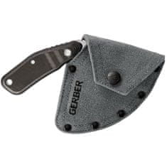 Gerber 30-001823 Downwind Ulu - Black lovecký nůž 12,3 cm, černo-šedá, G10, pouzdro