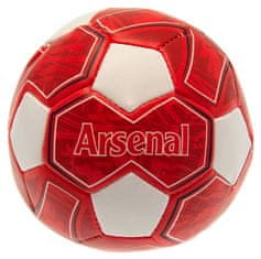 FotbalFans Mini Míč Arsenal FC, červeno-bílý, měkký, průměr 10 cm