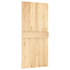 Greatstore Posuvné dveře s kováním 95 x 210 cm masivní borové dřevo