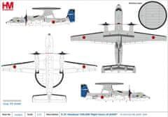 Hobby Master Northrop Grumman E-2C Hawkeye, JASDF, 100,000 flight hours of JASDF, 2009, 1/72