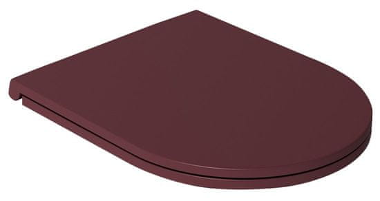 ISVEA Isvea INFINITY WC sedátko, SLIM, odnímatelné, Soft Close, maroon red - 40KF0543I-S