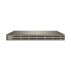 Tenda TEG1050F 48x Gigabit s SFP, 48x RJ45 + 2x SFP, Fanless - bez ventilátorů, Rackmount, VLAN, 6kV